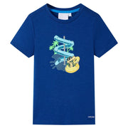 Maglietta da Bambino Blu Scuro 128