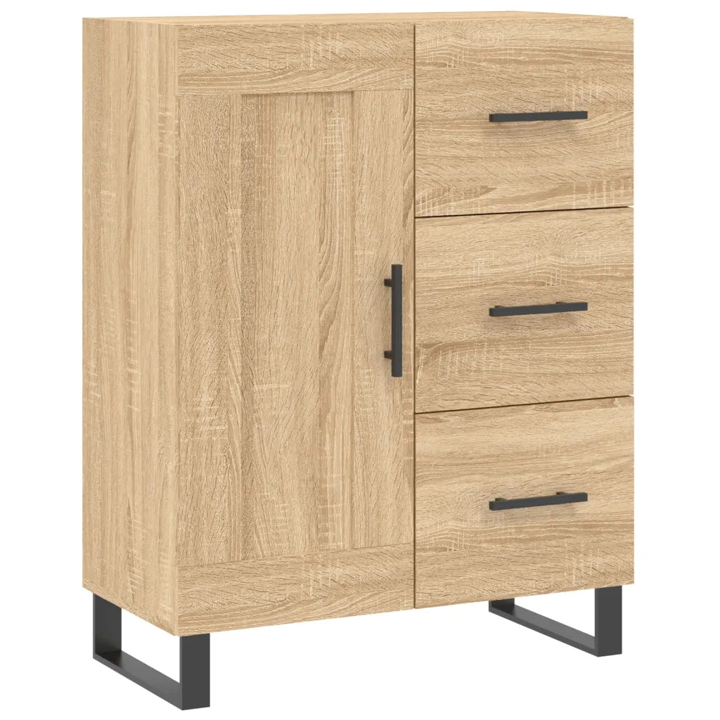 Credenza Rovere Sonoma 69,5x34x90 cm in Legno Multistrato 830287