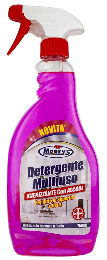MAURY'S SPRAY 750ML MULTIUSO IGIENIZZANTE CON ALCOOL PER TUTTE LE SUPERFICI