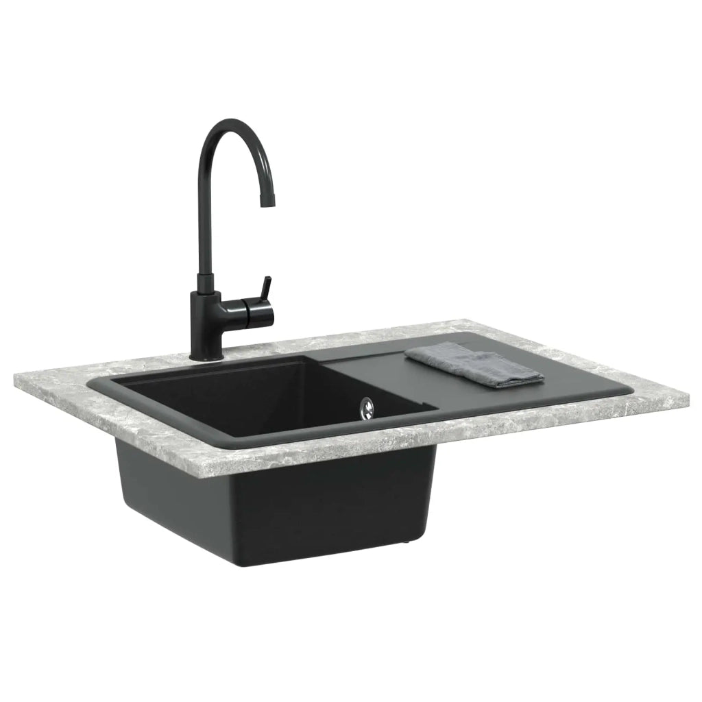Lavello Nero 670 x 460 mm Granito CFW6688309