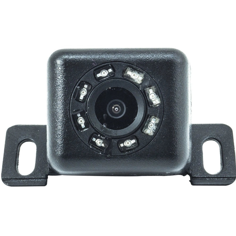 Trade Shop - Telecamera Staffa Fissa 8 Led Retromarcia Auto Camper Suv E312 -