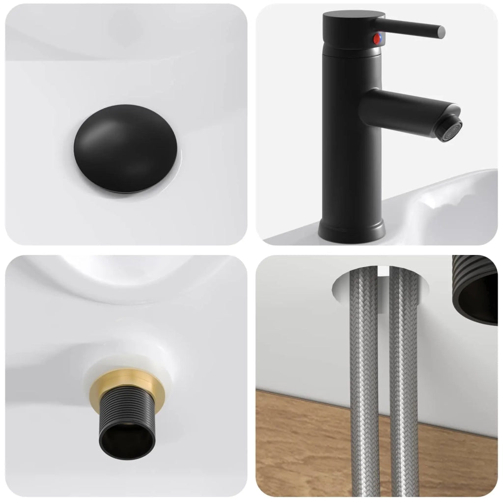 Mobile Lavabo da Parete Rovere Artigianale 39 x 41 x 62,5 cm 890581