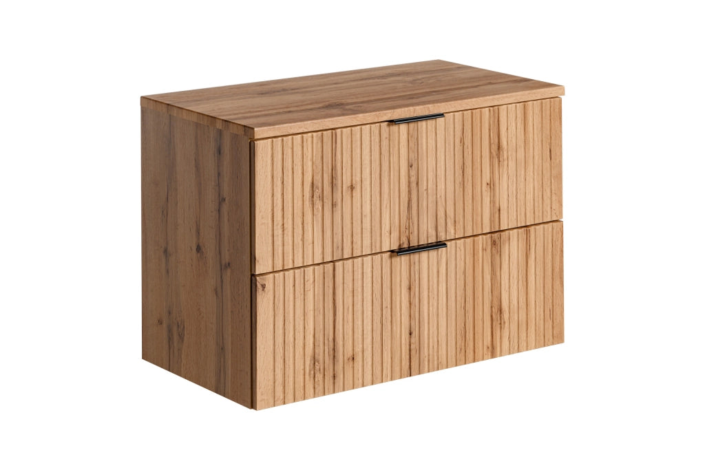 Set mobili bagno 80 cm con piano Adel Oak 80 cm