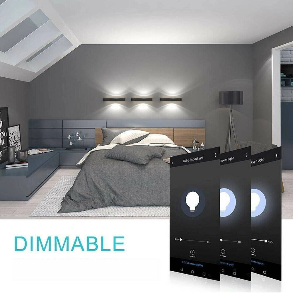 Trade Shop - Lampadina Smart Led Wifi E27 10w 2700k 6400k Dimmerabile Ios Android Alexa Google -
