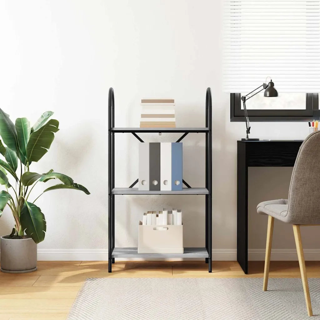 Libreria Grigio Sonoma 60 x 30 x 109 cm Legno multistrato 879920