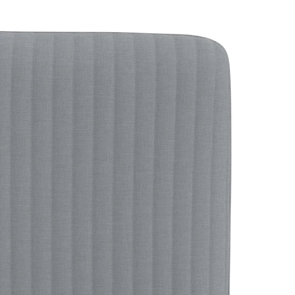 Sedie da Pranzo 4 pz Grigio Chiaro in Tessuto 3315297