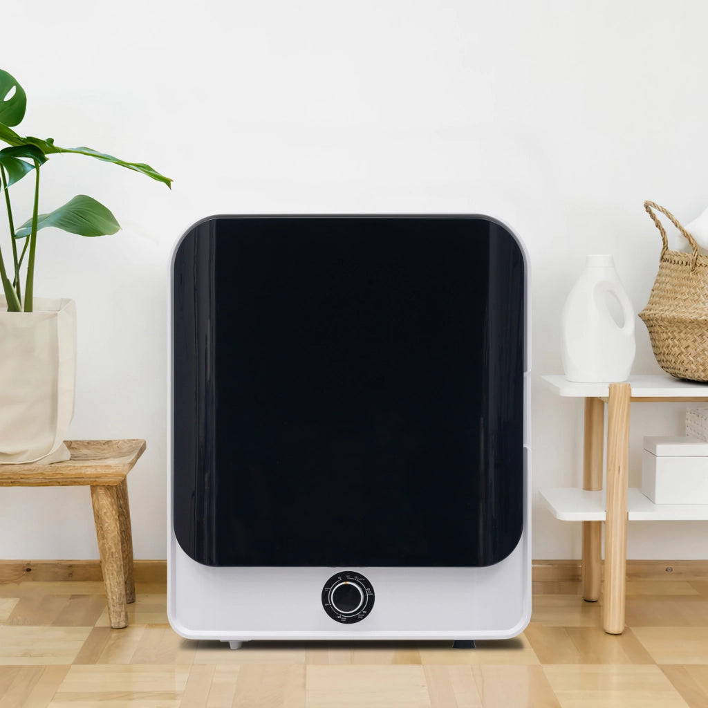 Asciugatrice a Evacuazione 3 kg 830 W con PTC Ceramico; 5 Programmi; Cestello Inox e Montaggio a Parete