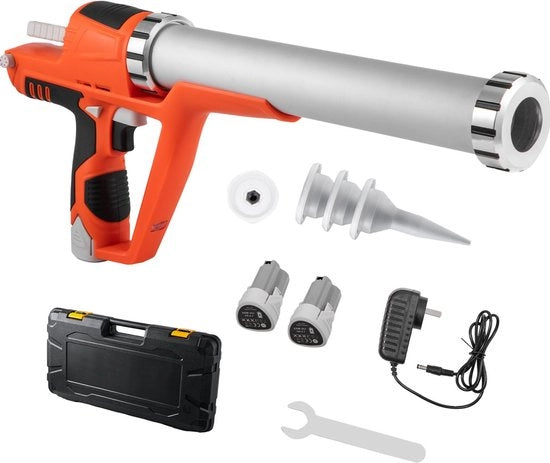 Kit pistola adesiva - Kit spruzzatore elettrico - Senza fili - 12V - Alluminio - Portatile - Spruzzatore 600ml