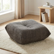 Poggiapiedi Divano Chenille ¨C MINIMAL ¨C Tessuto, Beige