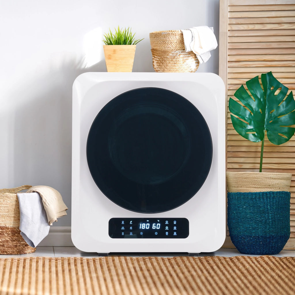 Asciugatrice compatta da parete 3 kg; fino a 4 kg; 850 W; 6 programmi; bianca