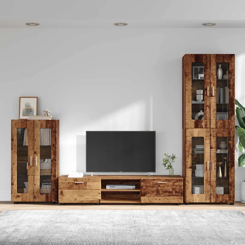 Set mobile TV FLORIN 3 pcs Legno vecchio Legno multistrato
