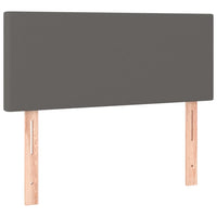 Giroletto a Molle con Materasso Grgio 90x200 cm in Similpelle 3140985