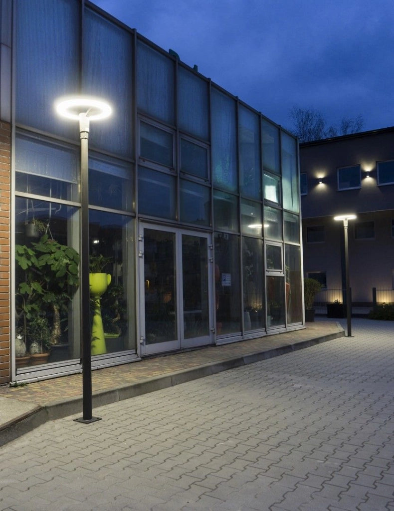 SU-MA Ster Max testa lampione LED 60W Ø52 grigio IP65