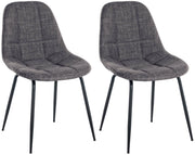 2er Set Stuhl Tom Stoff