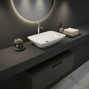 Lavabo appoggio rettangolare Rak Ceramics - Bianco