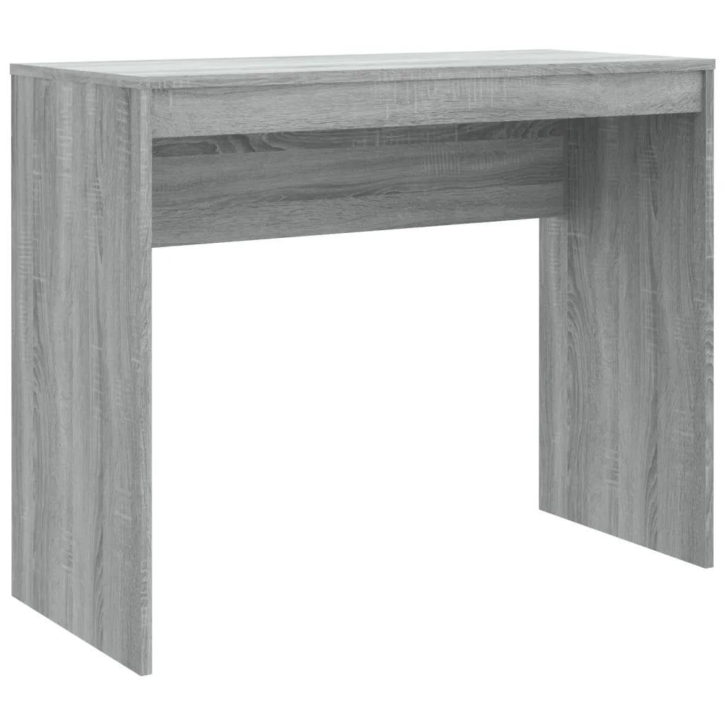 Scrivania | Tavolo da Ufficio Grigio Sonoma 90x40x72 cm in Legno Multistrato