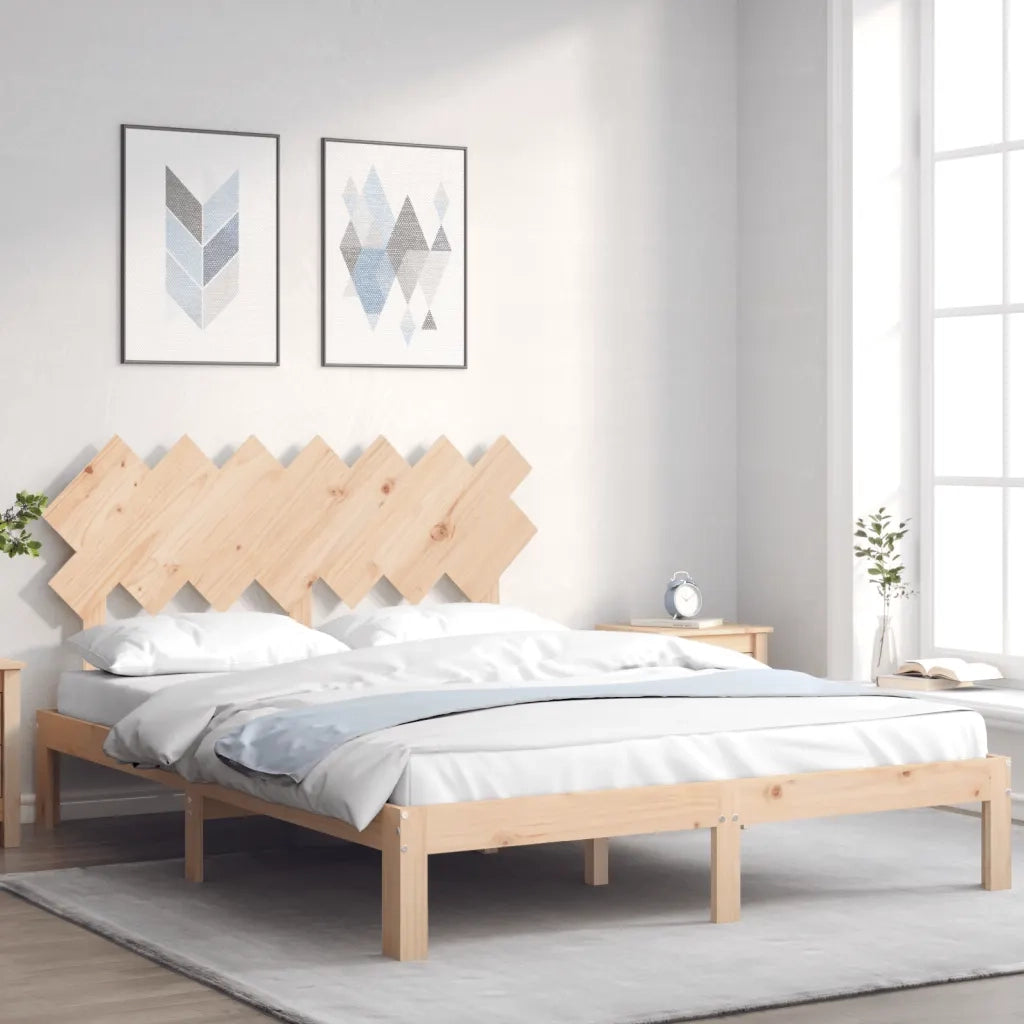 Giroletto con Testiera King Size in Legno Massellocod mxl 105055