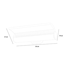 Stufa da Esterno Riscaldatore ad Infrarossi 59,6x13,5x32 cm 2000W Sined  Grigio