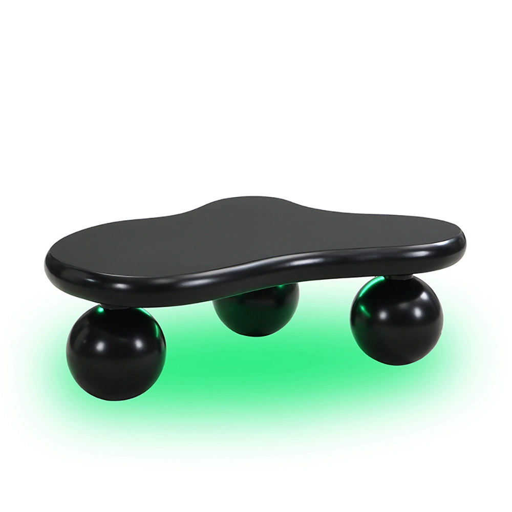 Tavolino-Xylo-Nero nuage LED 16 colori piedi tondi