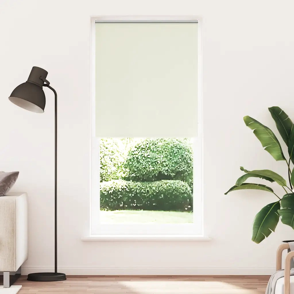 Tenda a rullo oscurante 84,4x230 cm Tessuto Larghezza 80 cm bianco sporco 240145