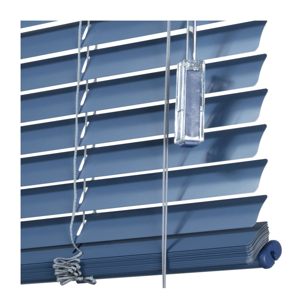 VIEWTEX Veneziana in alluminio  25mm azzuro  100 X 250cm - Made in Europe - 5 anni di garanzia