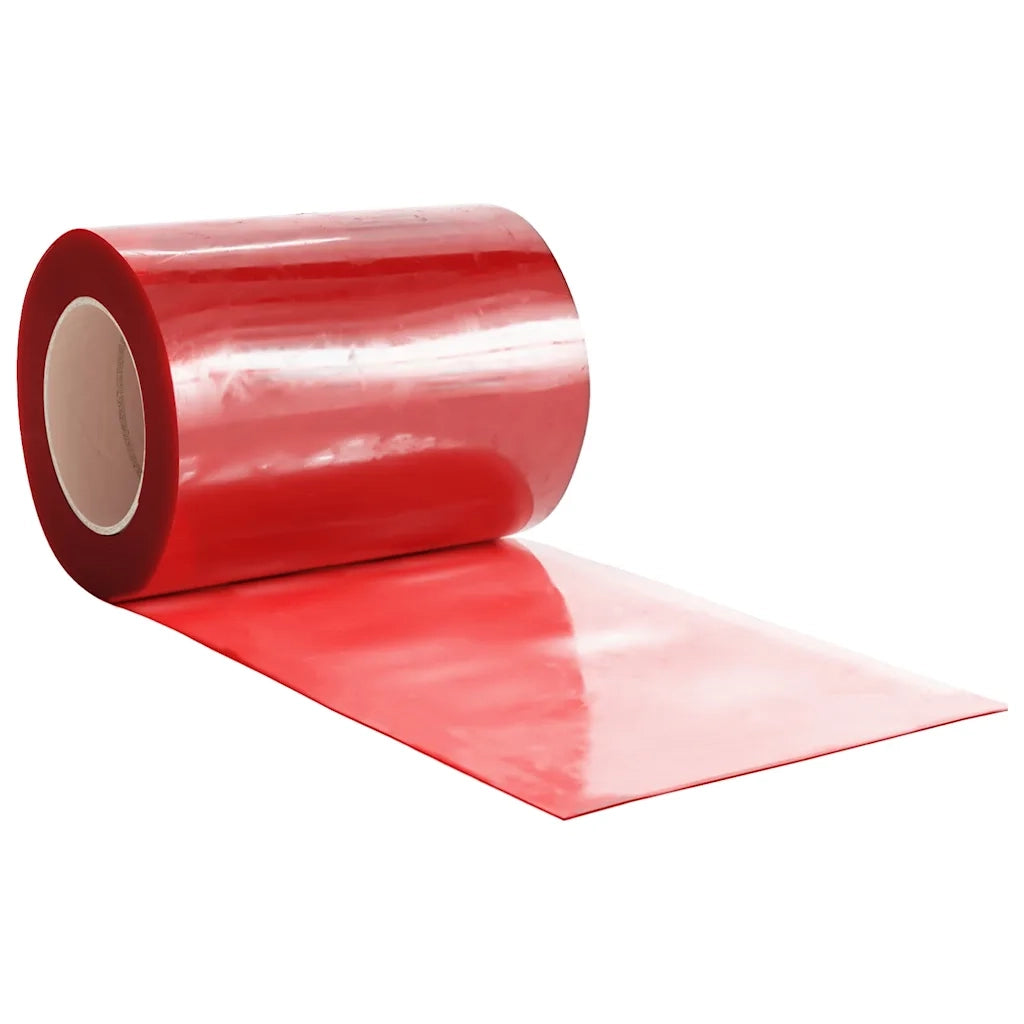 Tenda per Porte Rossa 300 mm x 2,6 mm 25 m in PVC 153869