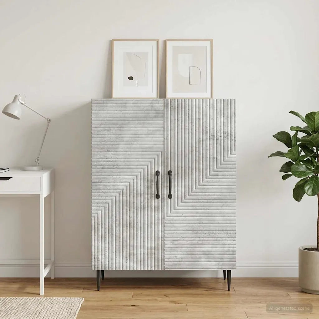 Credenza Grigio Cemento 66 x 34,5 x 89,5 cm 894818