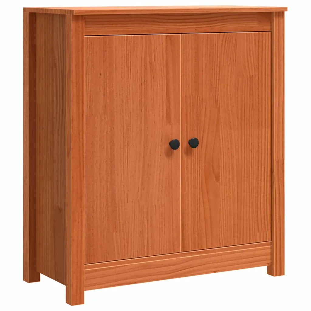 Credenza-Buffet-Armadio da cucina Marrone cerato 70 x 35 x 80 cm Pino massello