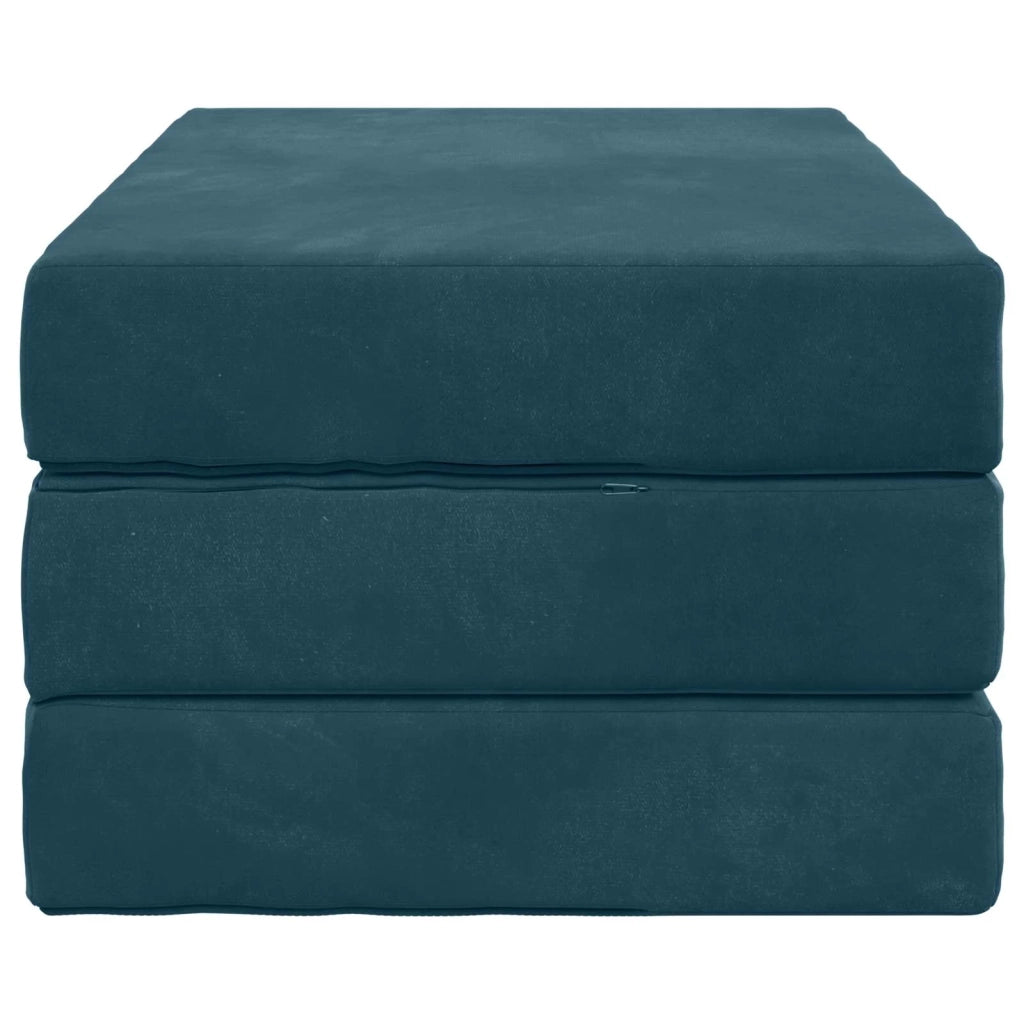 Divano Letto Pieghevole 80 x 67 x 45 cm Blu