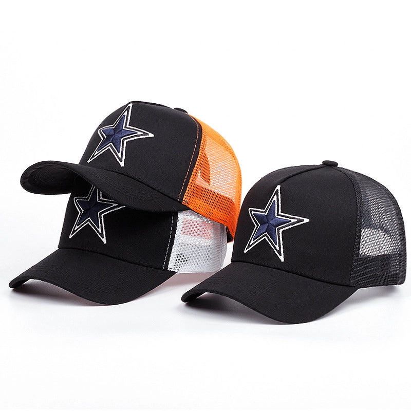 Cappellino da baseball nero con stella a cinque punte