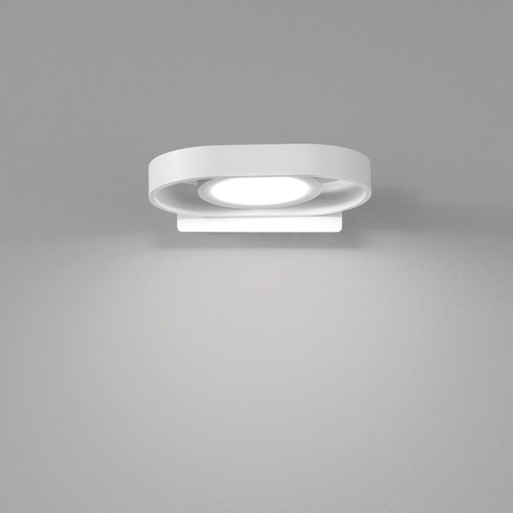 Applique Moderna Belt Metallo Bianco Acrilico Led 6W 3000K