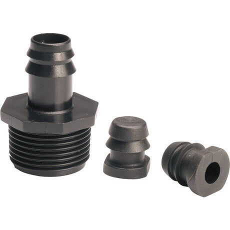 KIT 1 MANICOTTO - 2 TAPPI FINE LINEA PER TUBO 1.4-