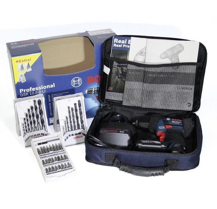 Bosch GSR 10.8-2-LI 950 g Nero, Blu