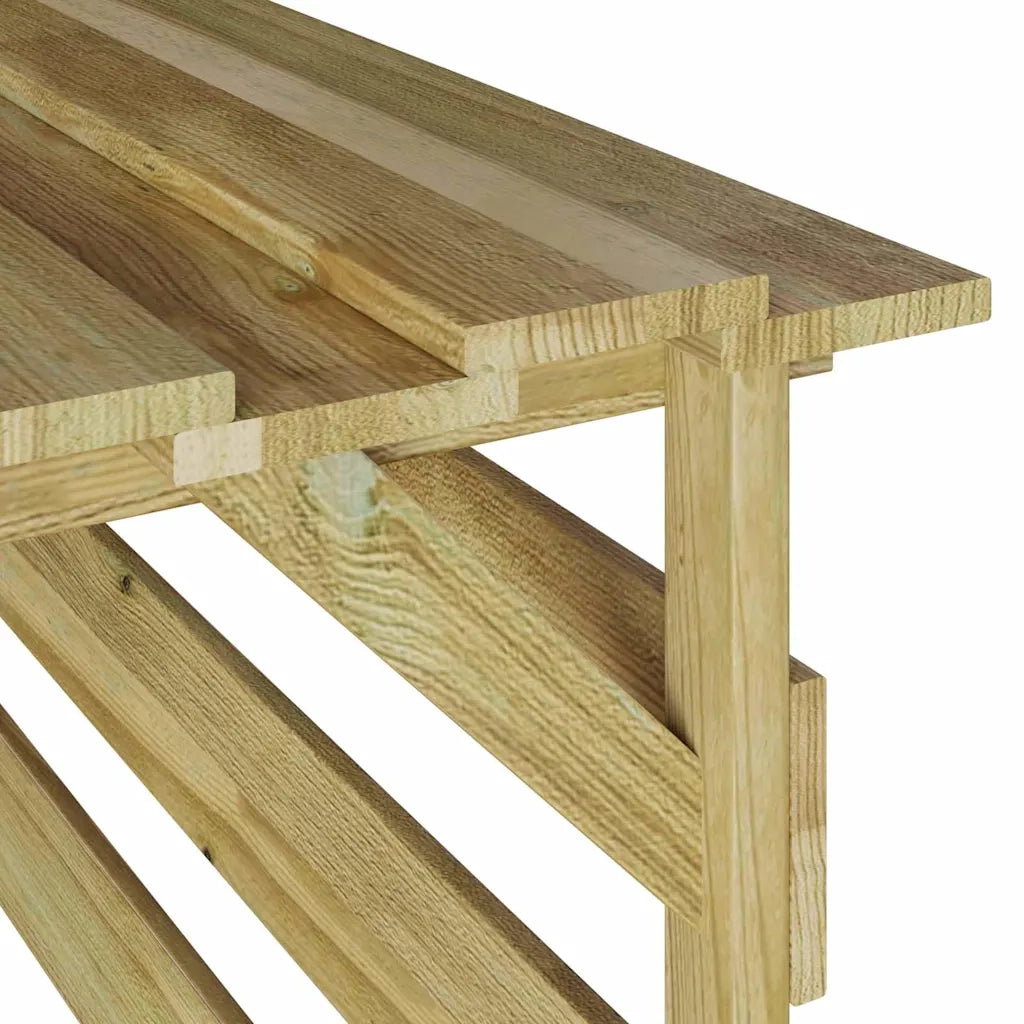 Garage per tosaerba Marrone 84 x 80 x 56 cm 42013028