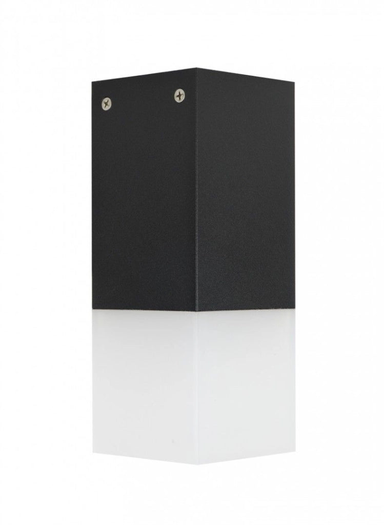 Plafoniera esterna 1 luce SU-MA Cube nera E27 IP44