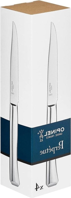Set di 4 coltelli in legno di Perpetue Box - Coltelli in acciaio inox Opinel per cucina