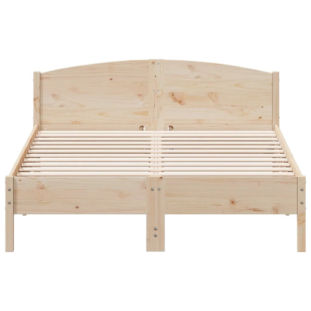 Giroletto senza Materasso 160x200 cm in Legno Massello di Pino 3216194