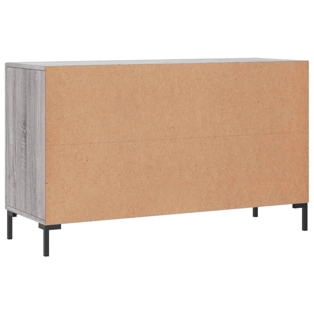 Buffet credenza cassettiera armadio mobile contenitore organizer cucina soggiorno rovere Sonoma 100 x 36 x 60 cm legno ingegnerizzato grigio 02_0036261
