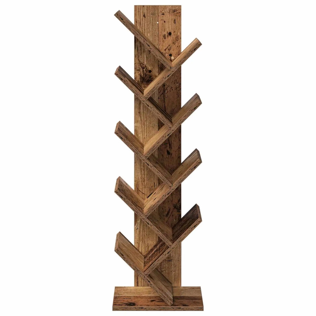 Libreria ad Albero 6 Ripiani 30 x 18 x 100 cm Legno antico 8012378
