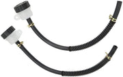 Componenti di Frizione per Motocicletta - 2 Reservoi di Liquido di Frizione - Materiale Serrato e Resistente ai Colpi - Universale - Incluso Tubo in Gomma - Diametro Interno 6mm - Reservoi di Frizione
