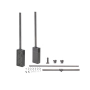 Cassetto portascarpe per armadi e cabine armadio Quartz, 640 (M80), Acciaio, Titanio