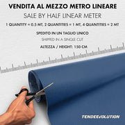 Ecopelle "Sierra" di Qualità, Colore Bianco 01 - Robusta, Elegante - Ideale per Auto, Moto, Arredamenti - Vendita al Mezzo Metro