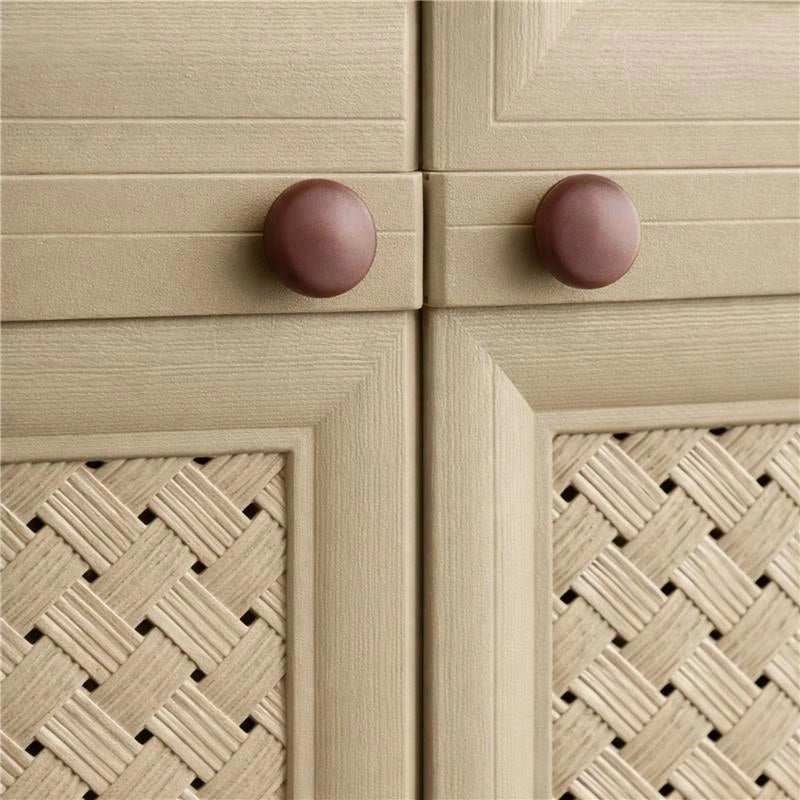 ARMADIO 3 MODULI TALPA 79X43X125 CM CON ANTA TRAFORATA – MOBILE VERTICALE CONTENITORE PER ZONA LIVING E INGRESSO