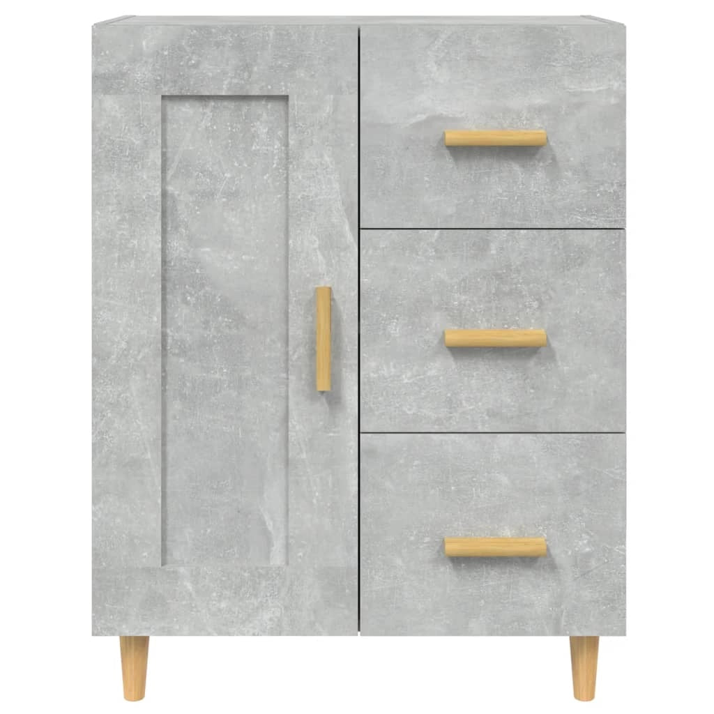 Buffet credenza cassettiera armadio mobile contenitore organizer per cucina soggiorno salotto 69,5 x 34 x 90 cm legno ingegnerizzato grigio 02_0032008