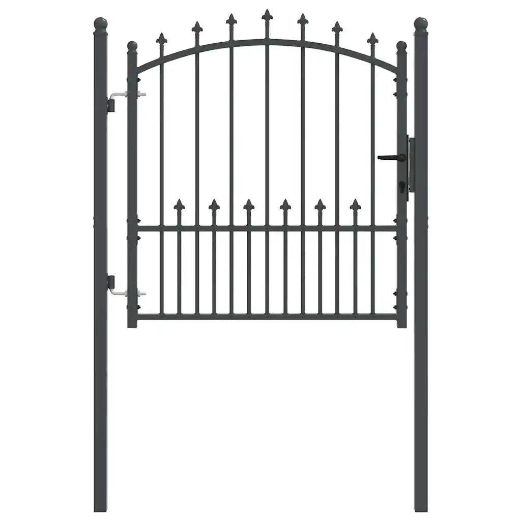 Cancello della recinzione con punte EMMEN 100 x 100 cm CFW7683699