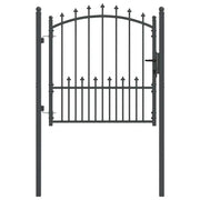 Cancello della recinzione con punte EMMEN 100 x 100 cm CFW7683699