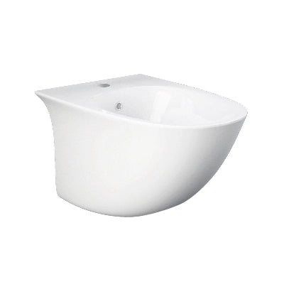 Bidet sospeso con fissaggio nascosto e rubinetto integrato
