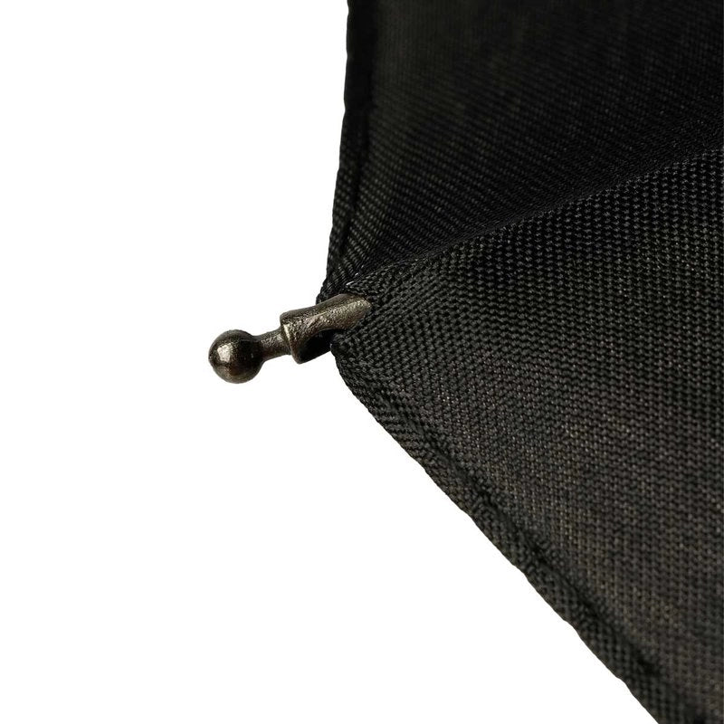 Ombrello Robusto Antivento 3 Pieghe 12 Stecche Teflon 190T 105cm Apertura e Chiusura Automatico Nero Classico