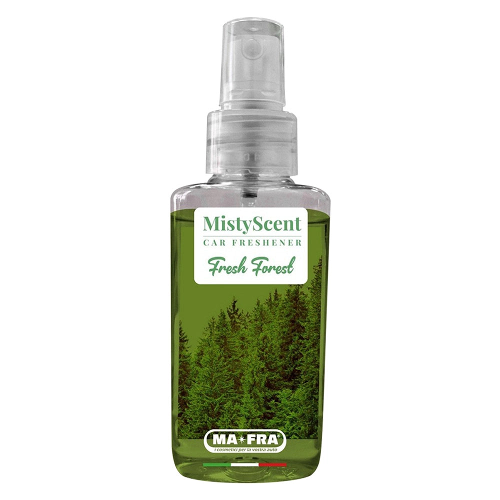 PROFUMATORE SPRAY PER AUTO 'MISTYSCENT' 'Fresh Forest' - profumo aghi di pino e muschio- 12 pezzi  - MA-FRA