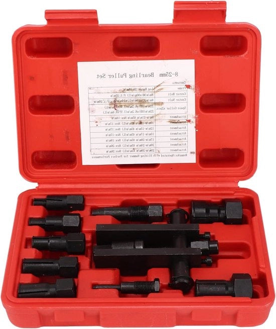 Strumento di apertura cassetti in acciaio resistente con kit di 10 pezzi in scatola